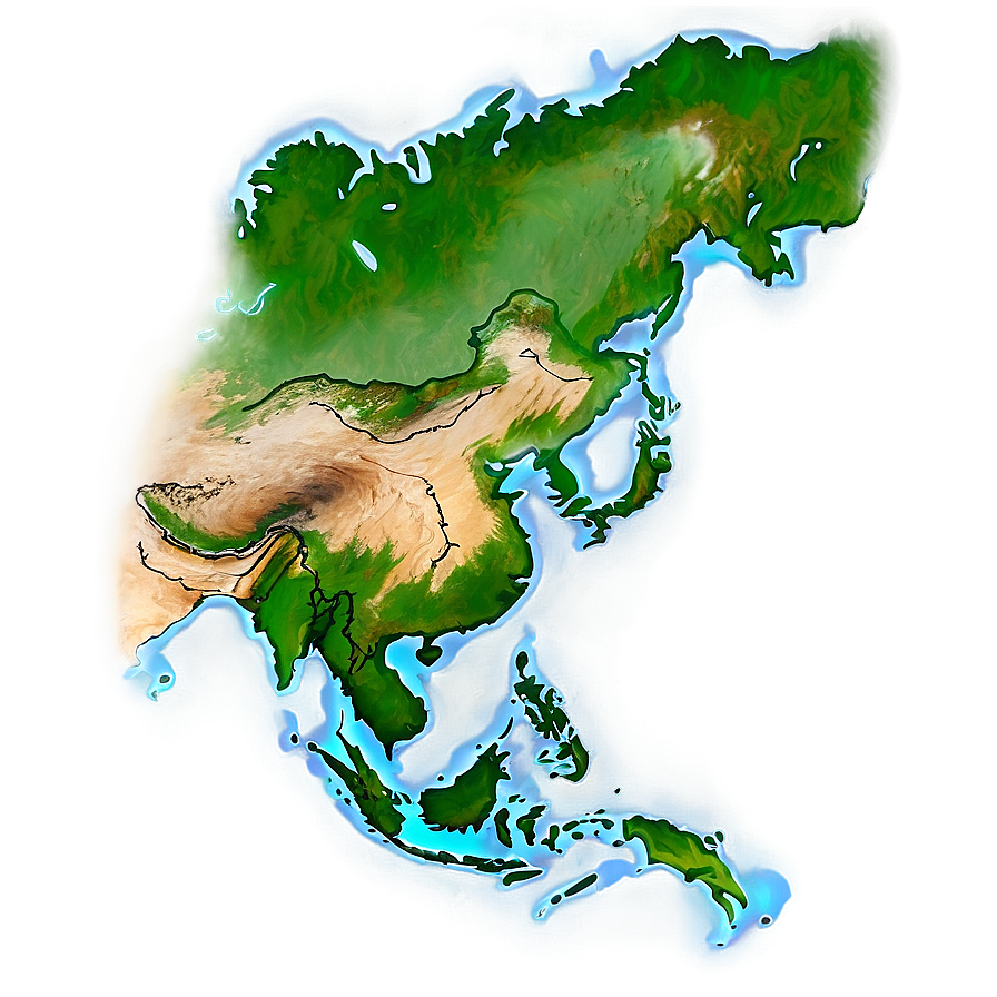 Map Of Asia Png 05242024