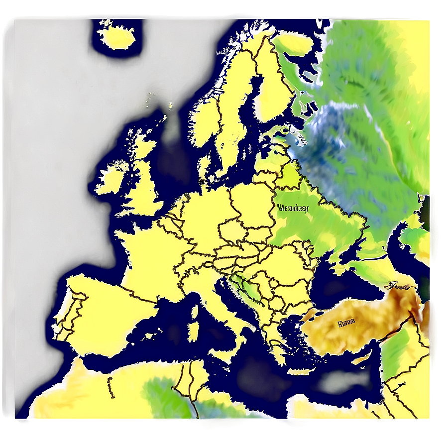 Map Of Europe Png Udt