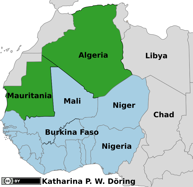 Map_of_ Mali_and_ Surrounding_ Countries