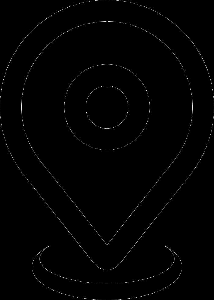 Map Pin Outline Icon