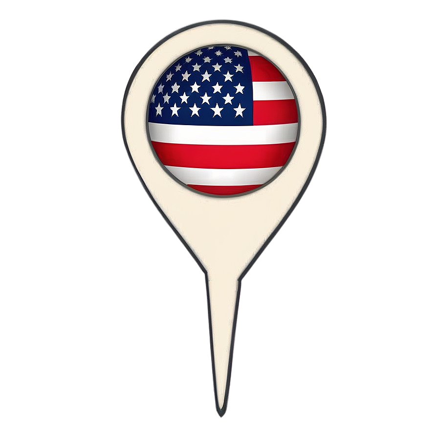 Map Pin With Flag Png 05252024