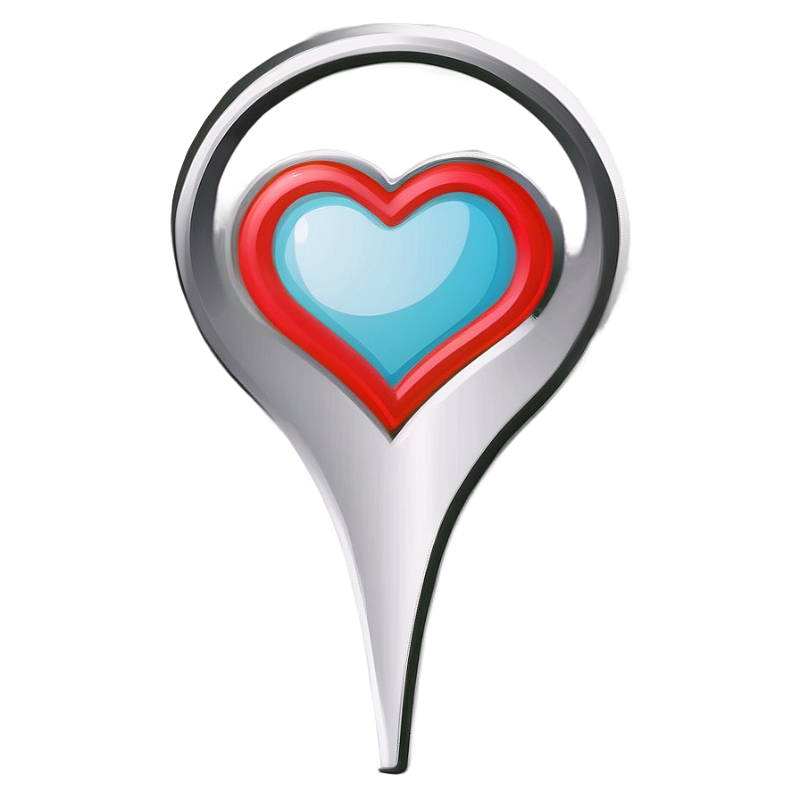 Map Pin With Heart Png Dst99