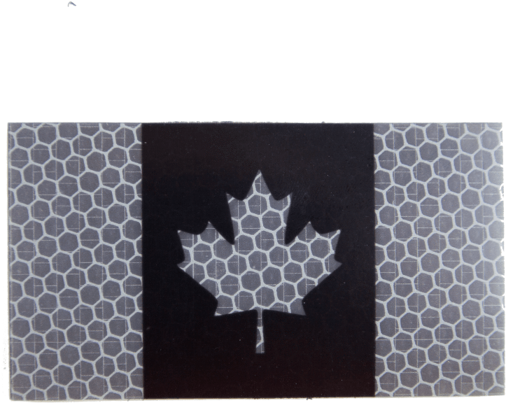 Maple Leaf Shadowon Hexagonal Pattern