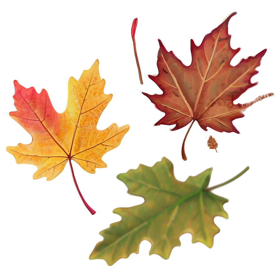 Maple Leaves Autumn Png Iqn26
