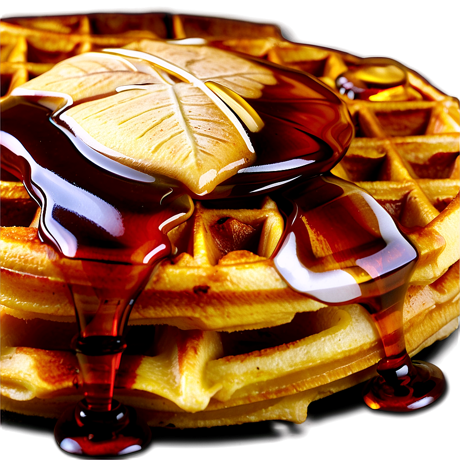 Maple Syrup On Waffles Png Lbw