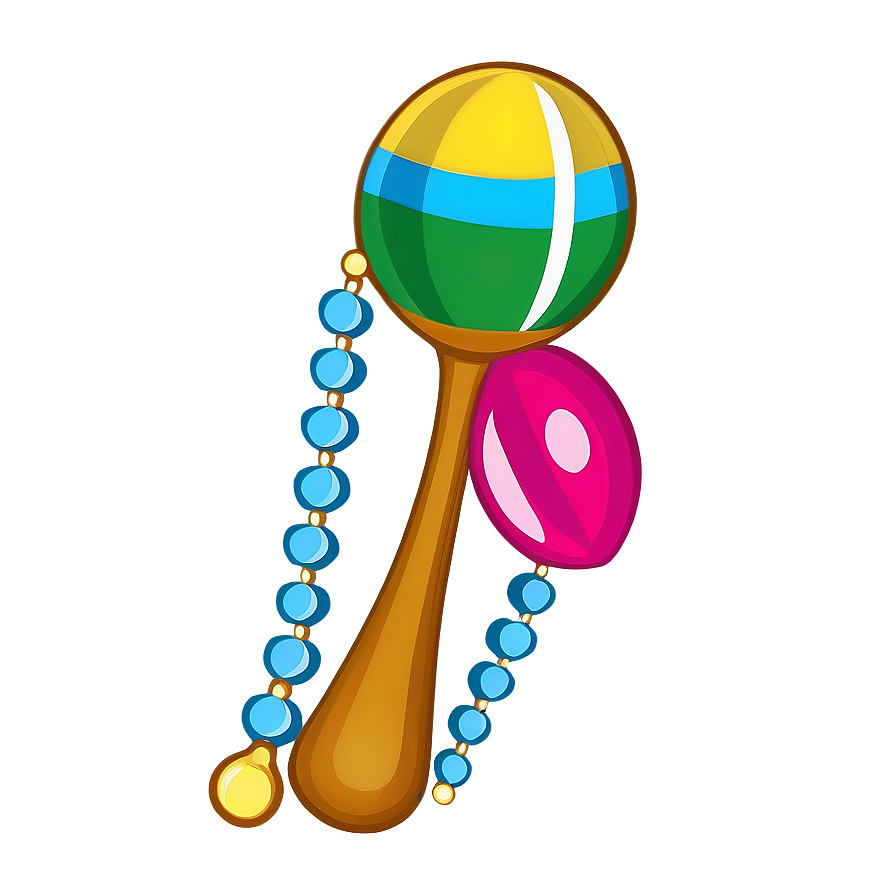 Maraca With Beads Png 06122024