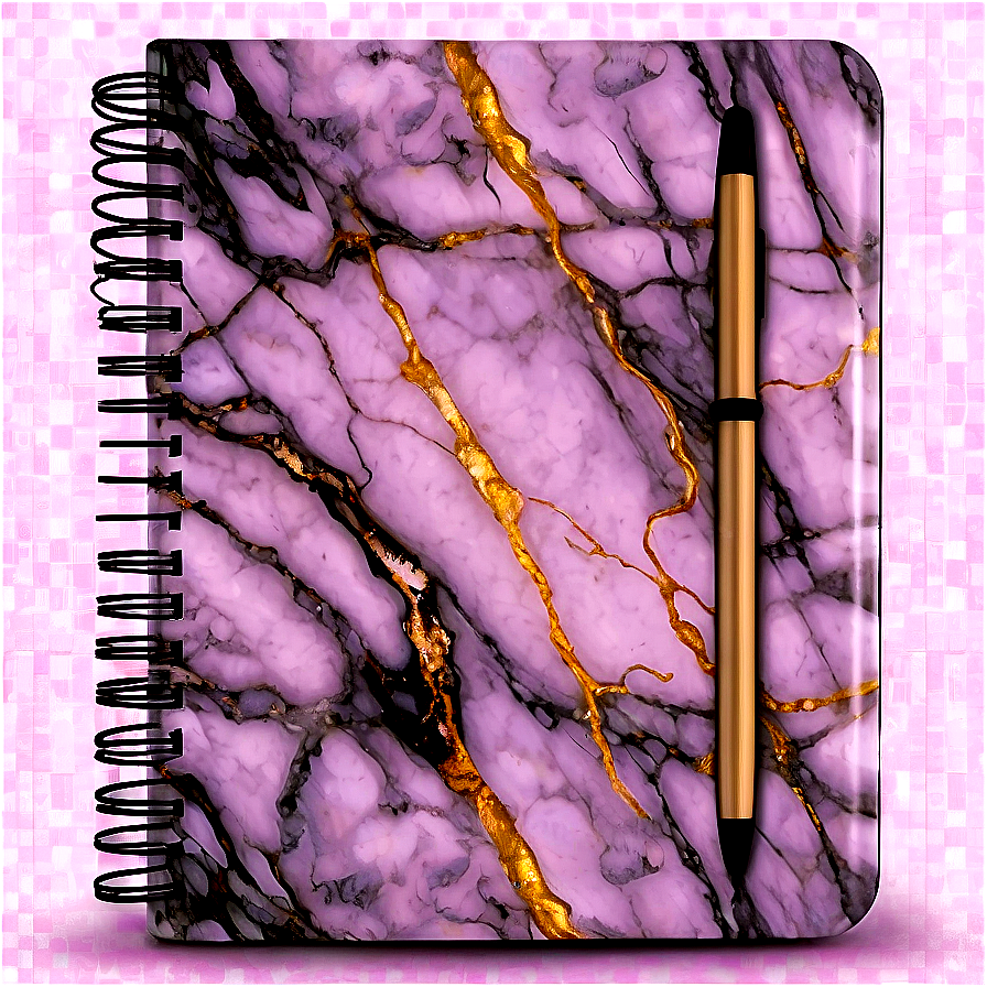 Marble Notebook Cover Png 06282024