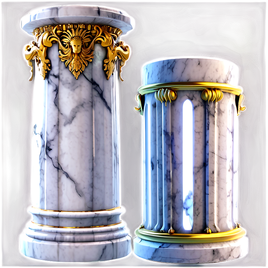 Marble Pillar Png Vit