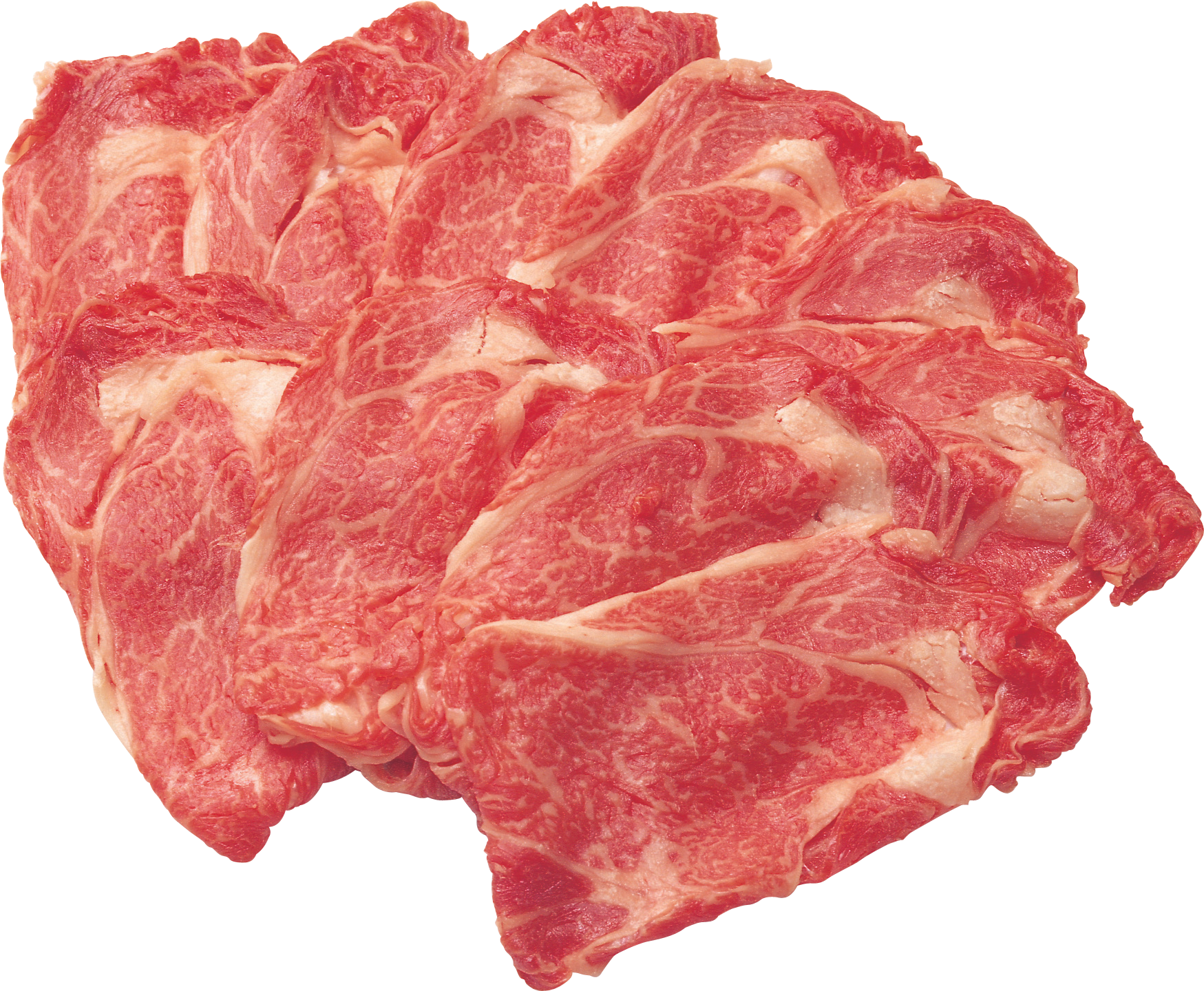 Marbled Raw Beef Steak