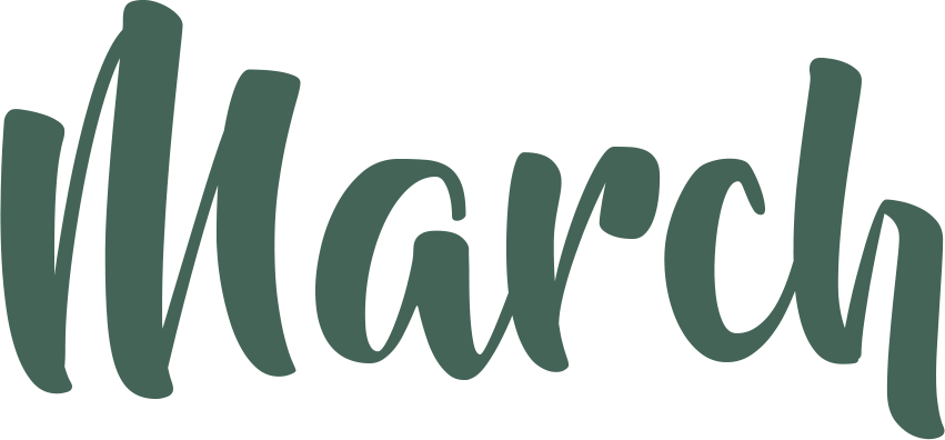 March Wordmark Logo