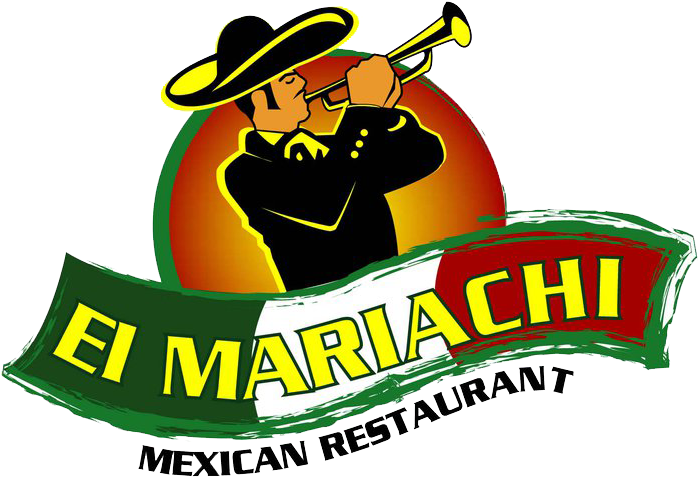 Mariachi Musician Mexican Restaurant Logo