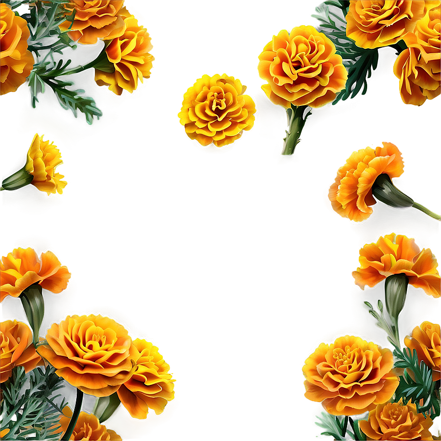 Marigolds Background Png Vmr