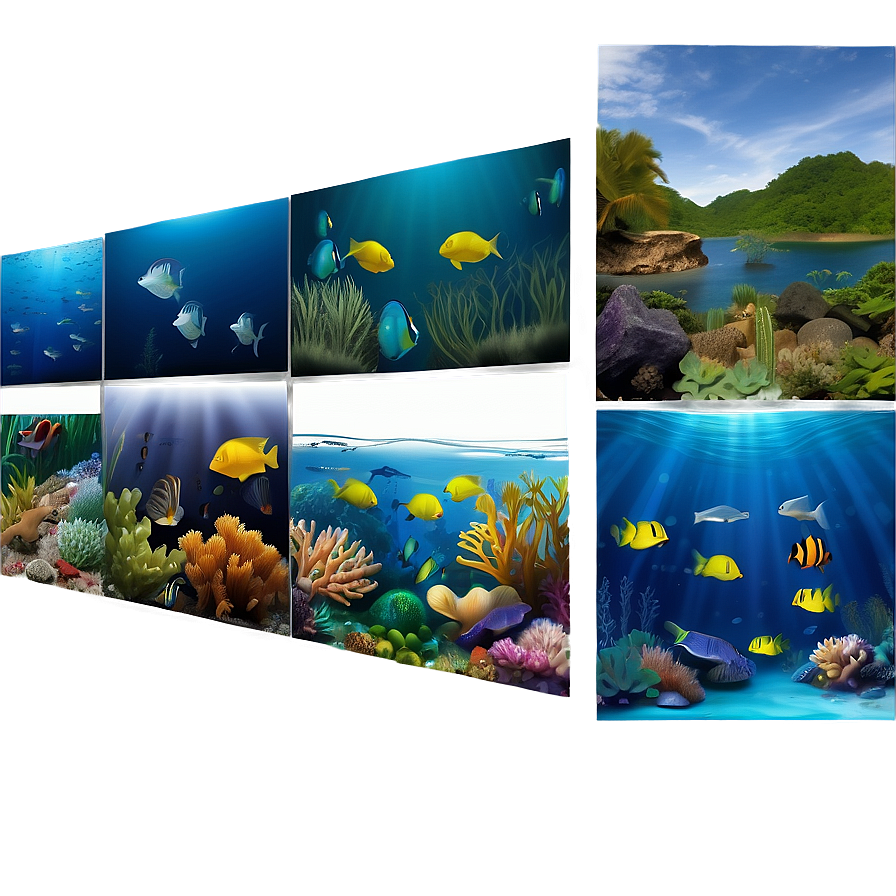 Marine Ecosystem Illustration Png 05242024