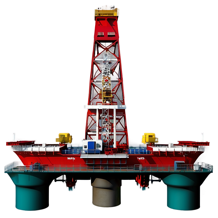 Marine Oil Drilling Rig Png 06122024