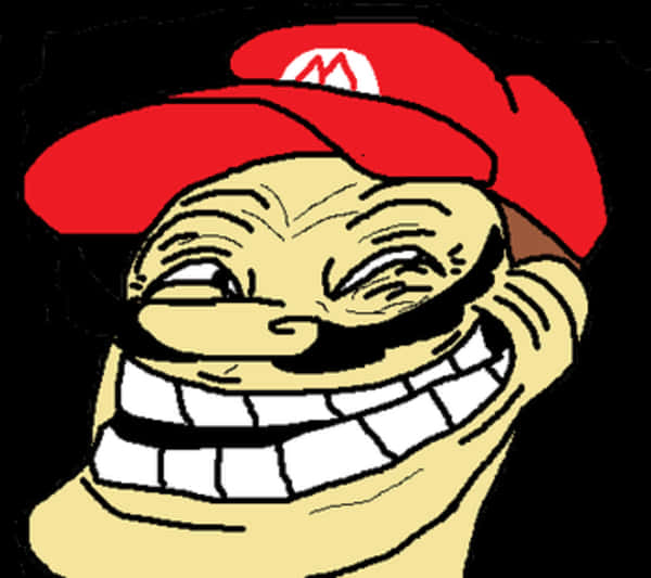 Mario Troll Face Meme