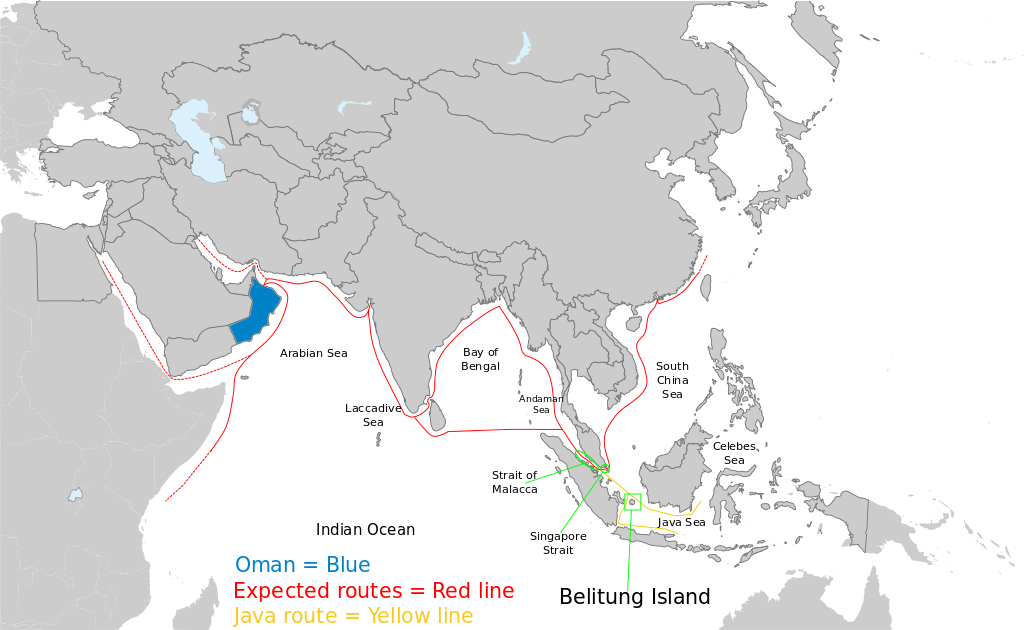 Maritime Routes Asia Map