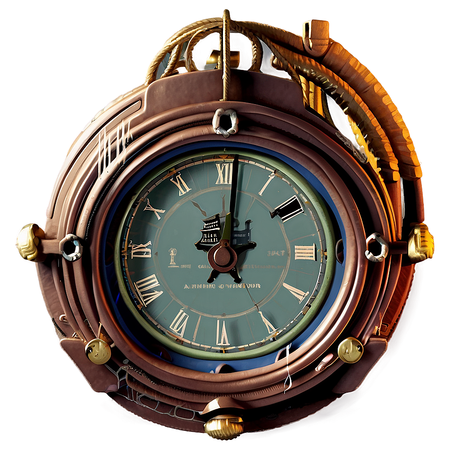 Maritime Ship's Clock Png Nsm27