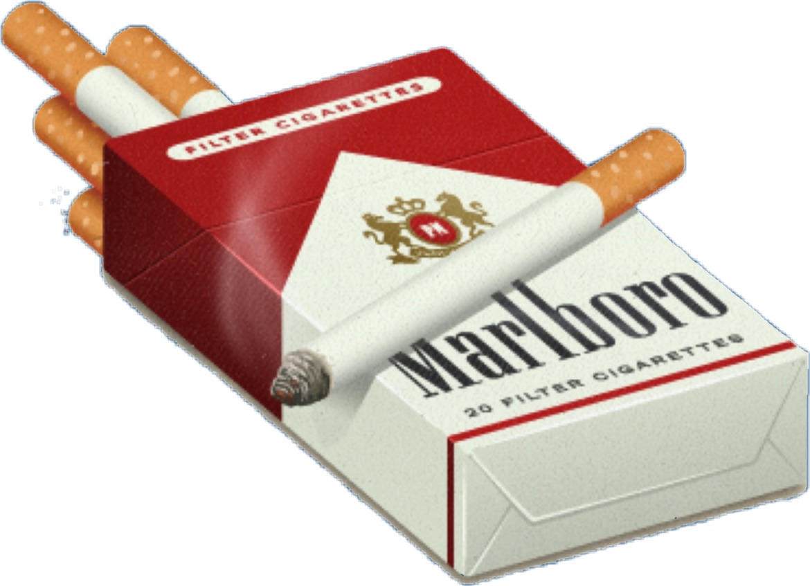 Marlboro Cigarette Packand Cigarettes