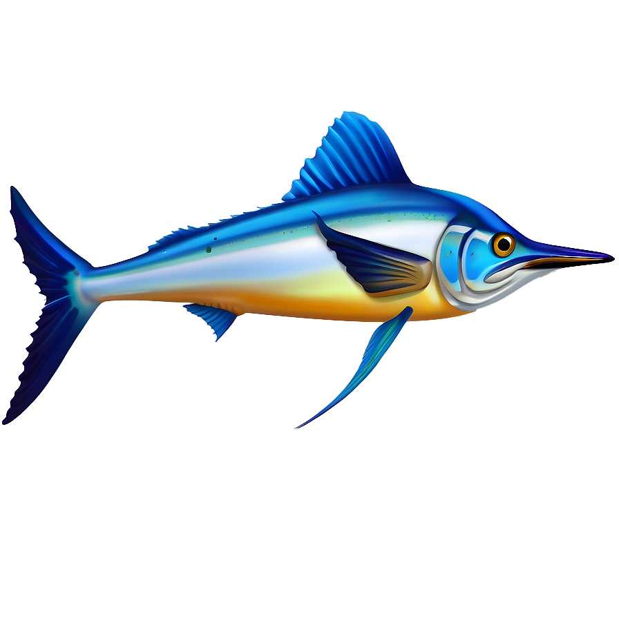 Marlin Fish Illustration Png Mif