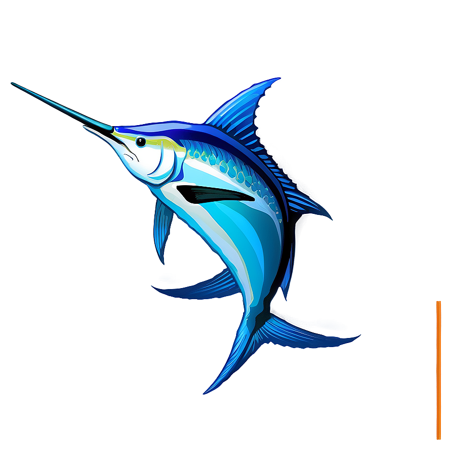 Marlin Fishing Badge Png Lcd