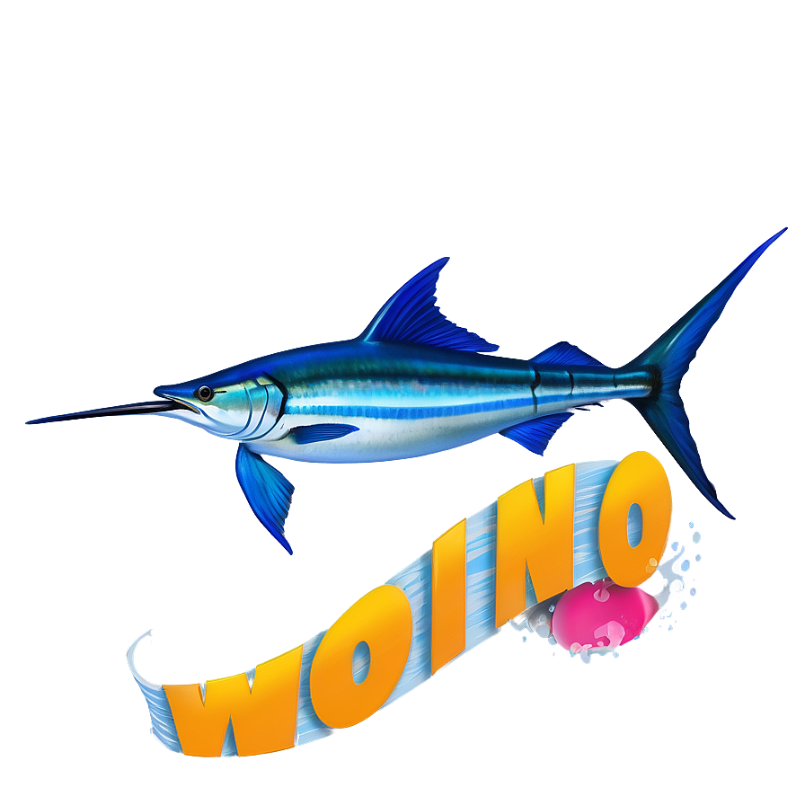 Marlin In Ocean Wave Png 06242024