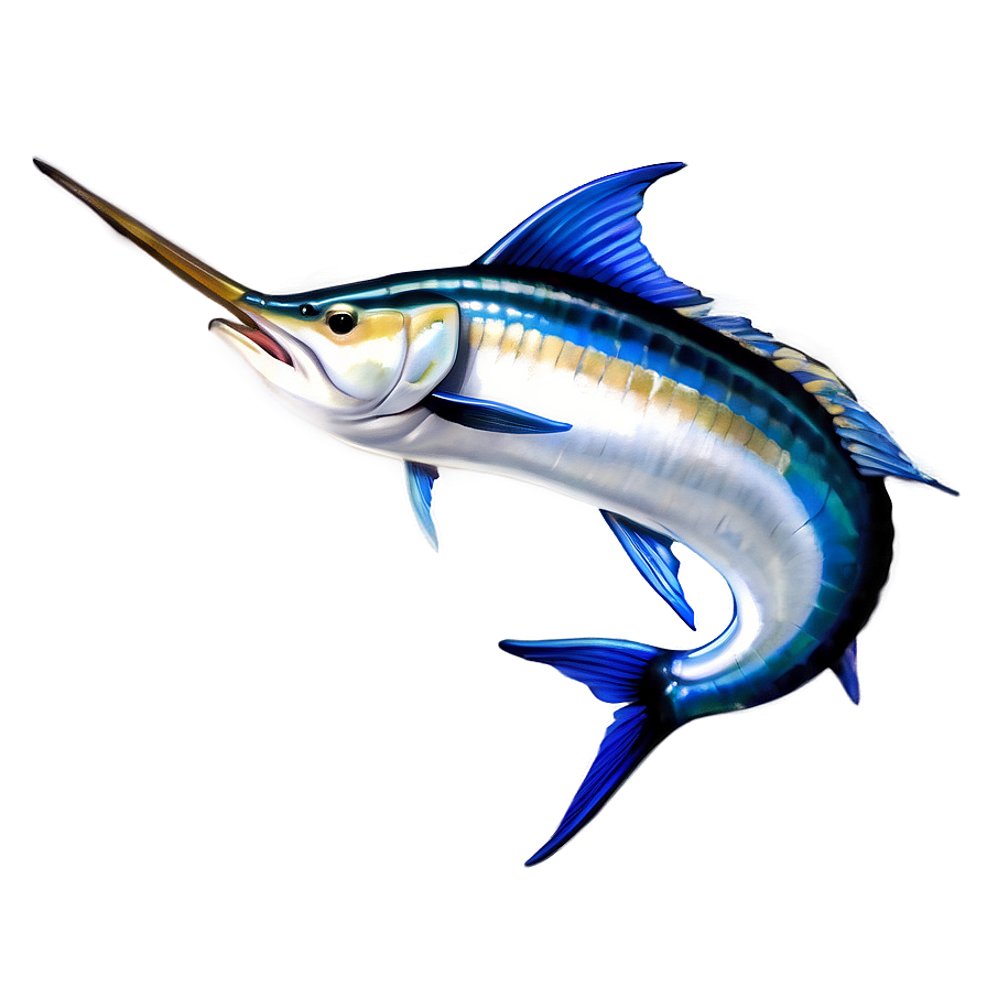 Marlin Jumping Art Png 66