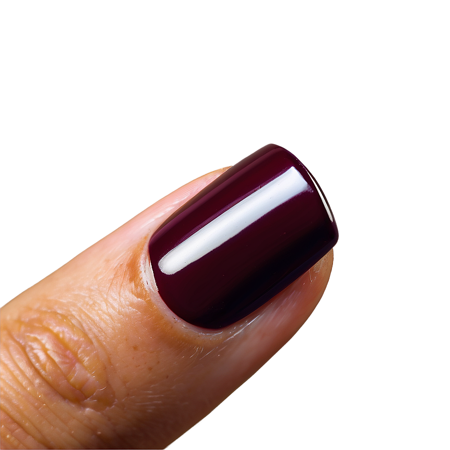 Maroon Nail Polish Png Qvn