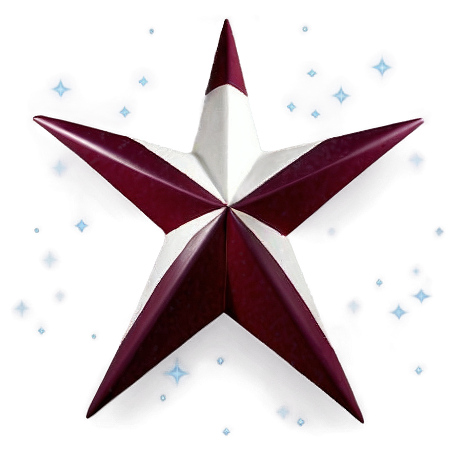 Maroon Star Png Txj