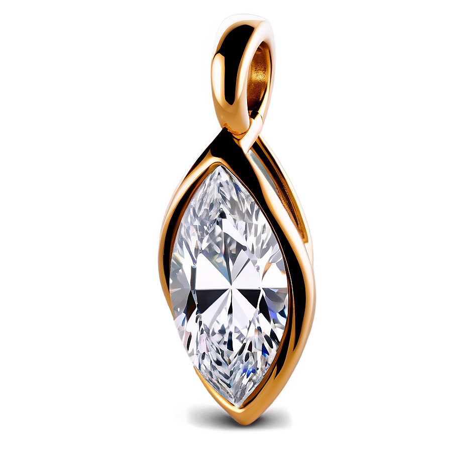 Marquise Diamonds Charm Png 05242024