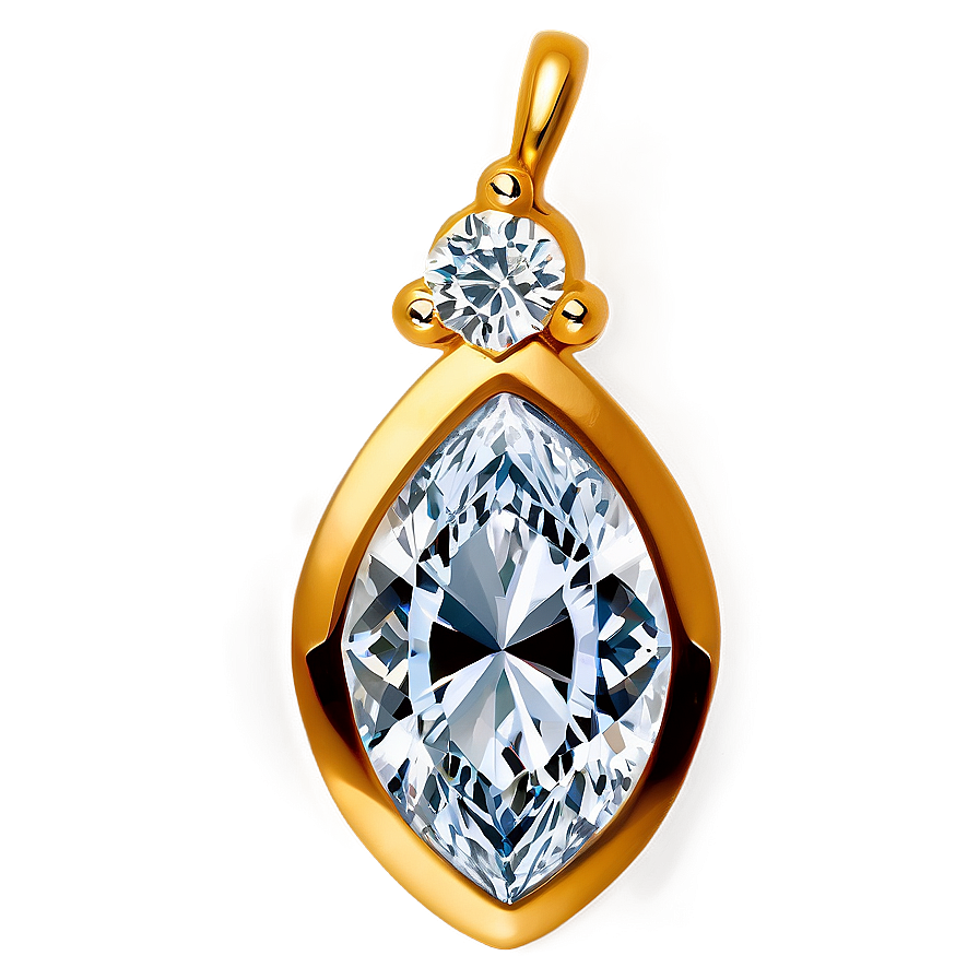 Marquise Diamonds Charm Png Bit