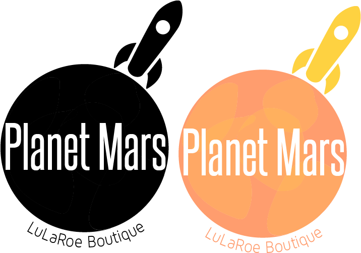 Mars_ Planet_ Rockets_ Lu La Roe_ Boutique_ Logo