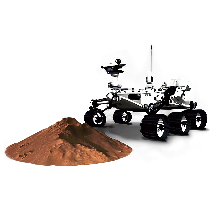 Mars Rover In Action Png Aqq58