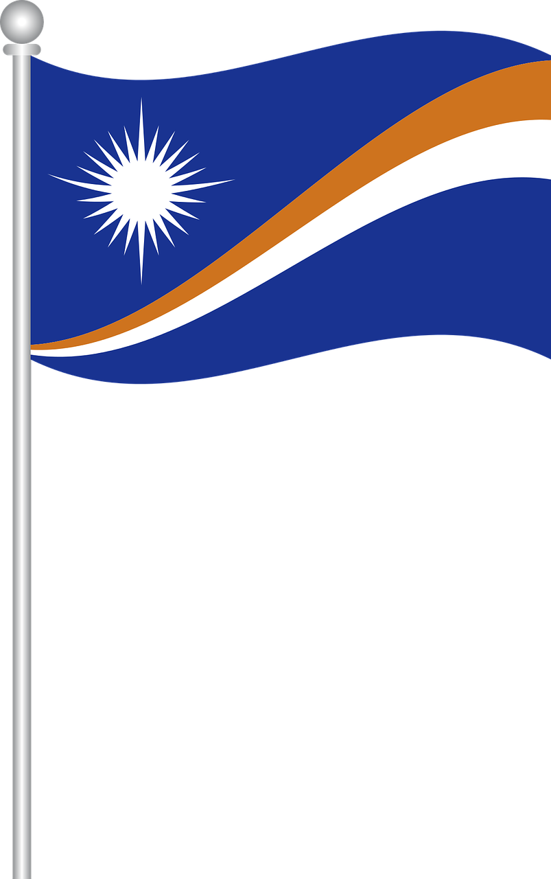 Marshall Islands Flag Waving