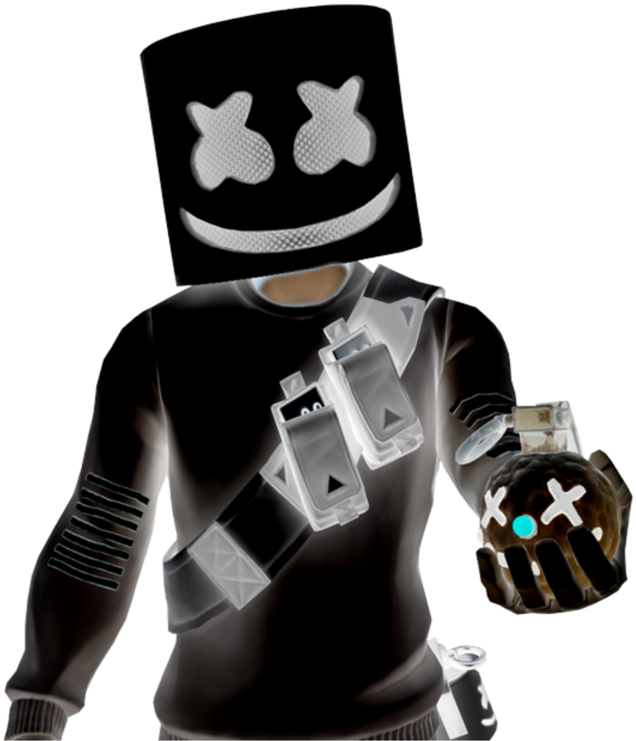 Marshmello D J Costume Portrait