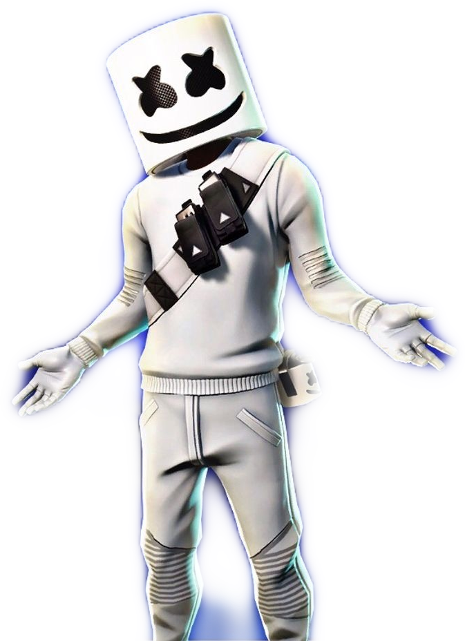 Marshmello D J Costume Pose