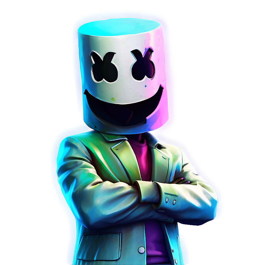 Marshmello Fortnite Music Pack Png Hpg43