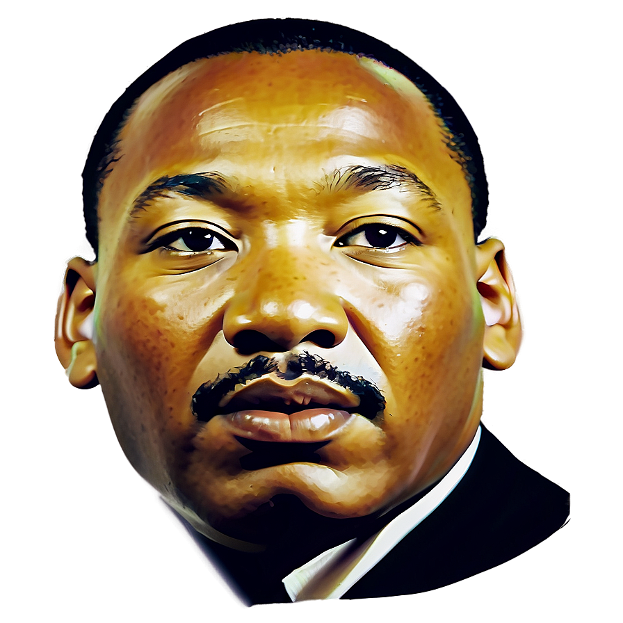 Martin Luther King Portrait Png Oqr84