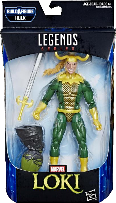 Marvel Legends Series Loki Action Figure Packaging