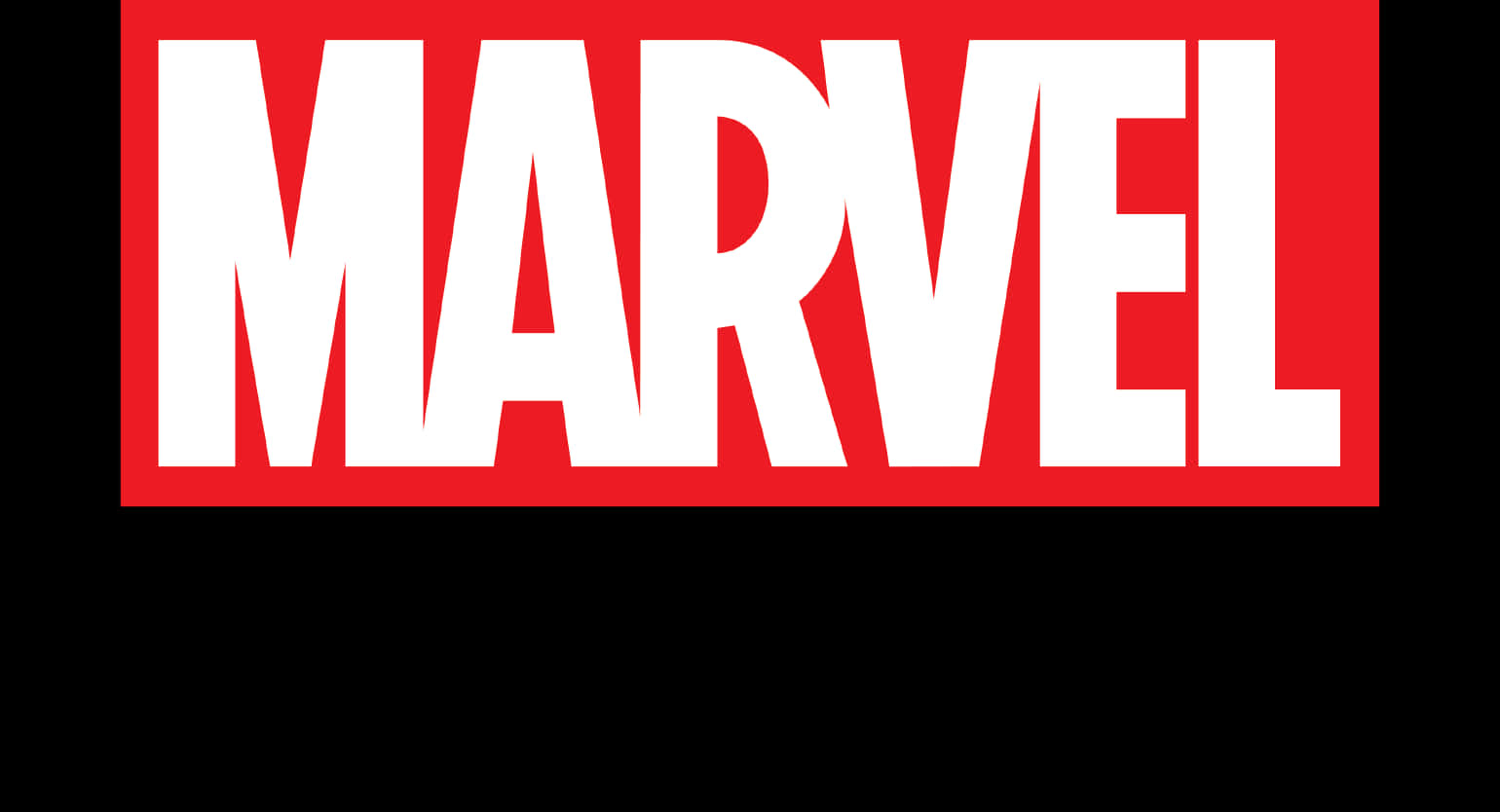 Marvel Logo Redand White