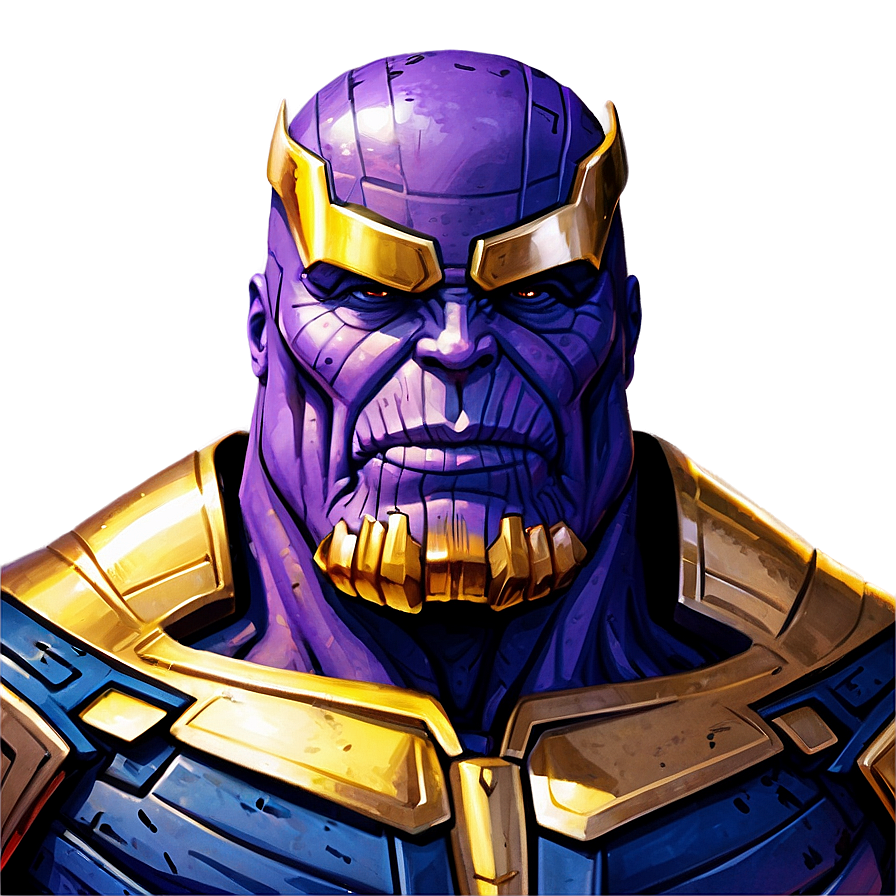 Marvel's Thanos Illustration Png Yrr58