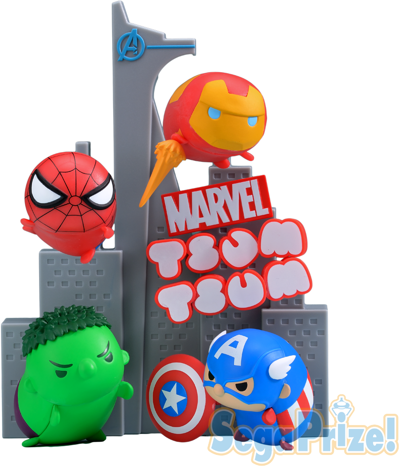 Marvel Tsum Tsum Figurines Display