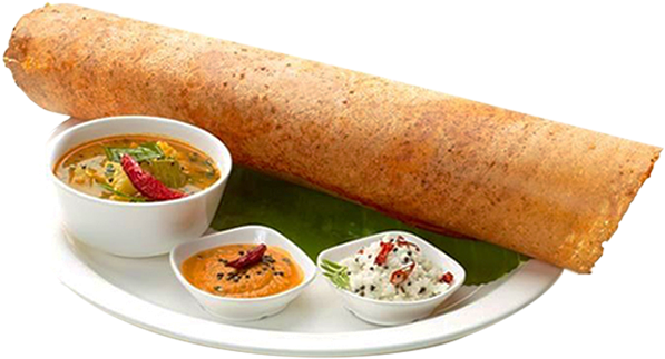 Masala Dosawith Chutneys