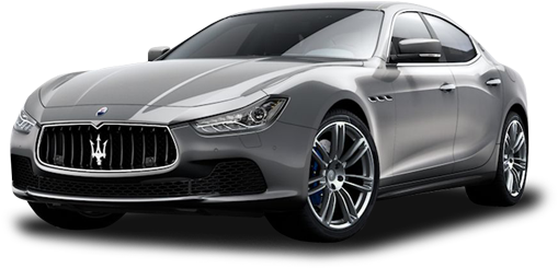 Maserati Luxury Sedan Profile View