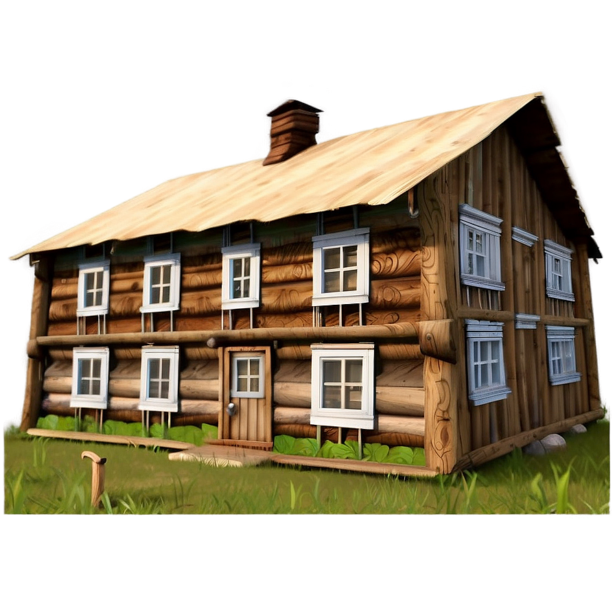 Masha And Bear Wooden House Png 32