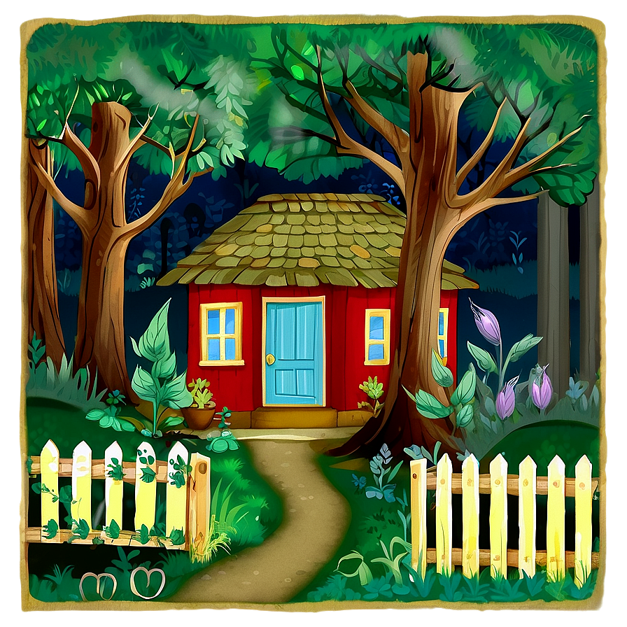 Masha's Forest Home Graphic Png 93