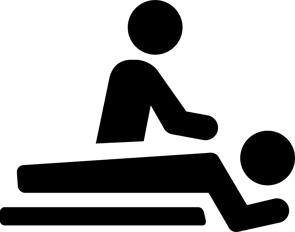 Massage Therapy Icon Black