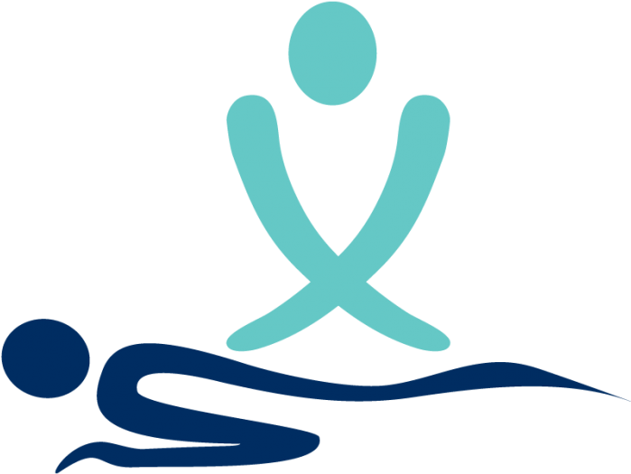 Massage Therapy Icon Graphic