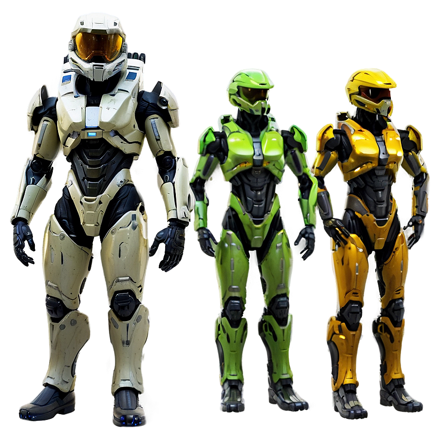 Master Chief And Prometheans Png Dyf