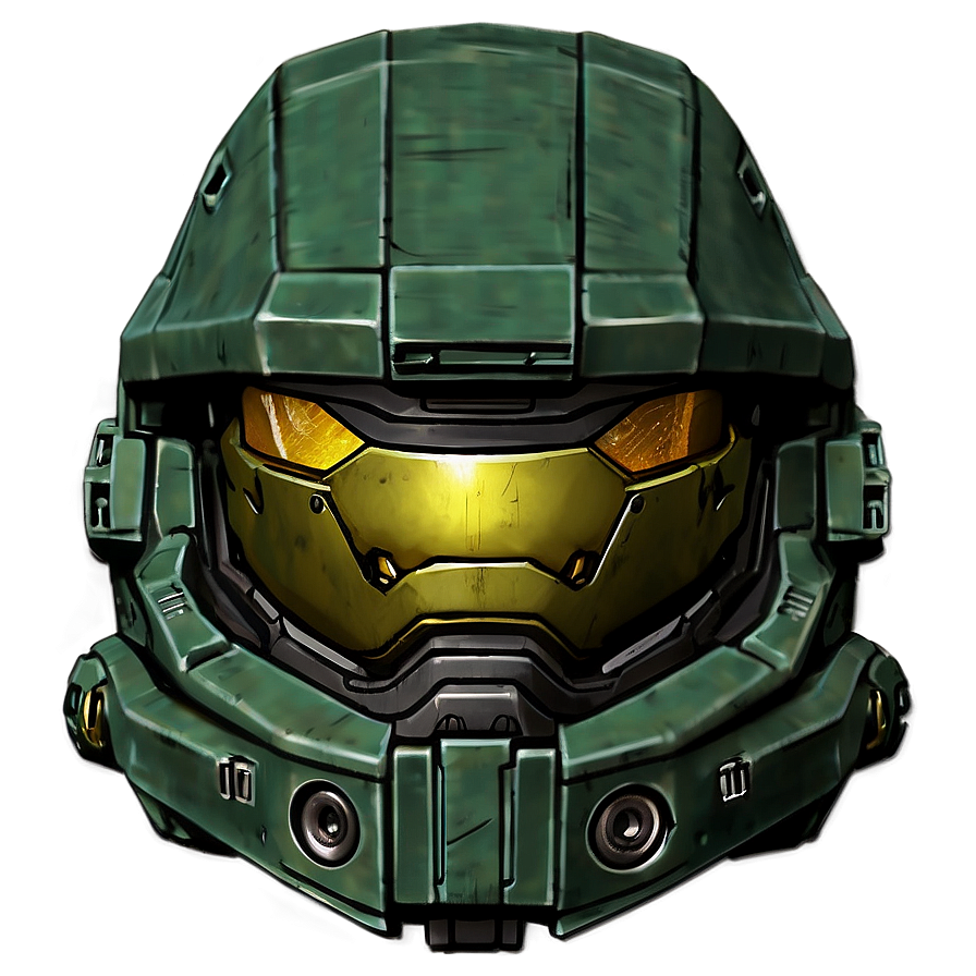 Master Chief Combat Helmet Png 06132024