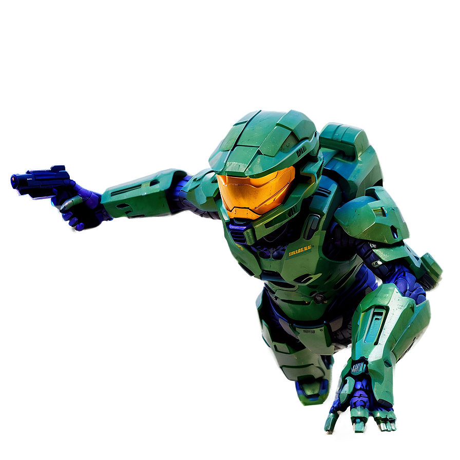 Master Chief Dual-wielding Png Uit